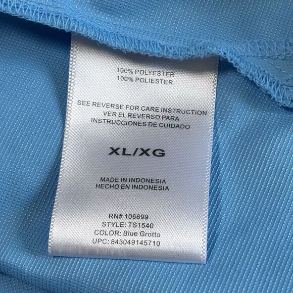 RealTree Fishing Shirt Mens XL Light Blue Button Up Vented Pockets Lightweight - Picture 8 of 16